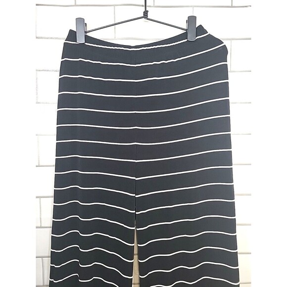 Chico's Travelers Womens M/Sz 1 Pants Slinky Stretchy Pull On Casual Boho Heavy - Picture 2 of 7